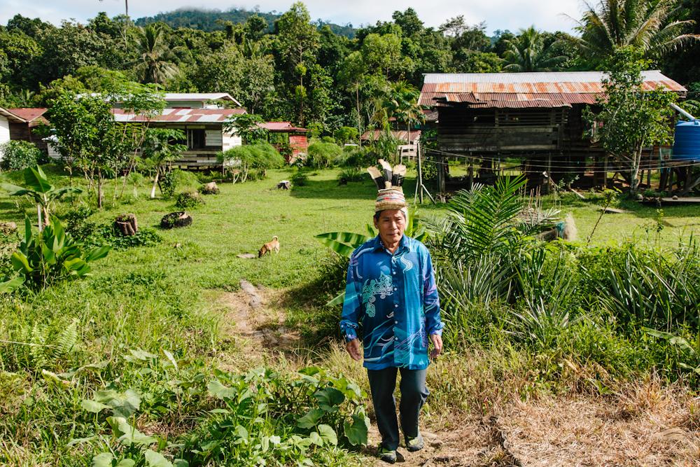 Tirong Lawing, the current headman of Long Kerong, says he will continue to oppose logging in Penan territoryPhoto: Andrew Hetherington