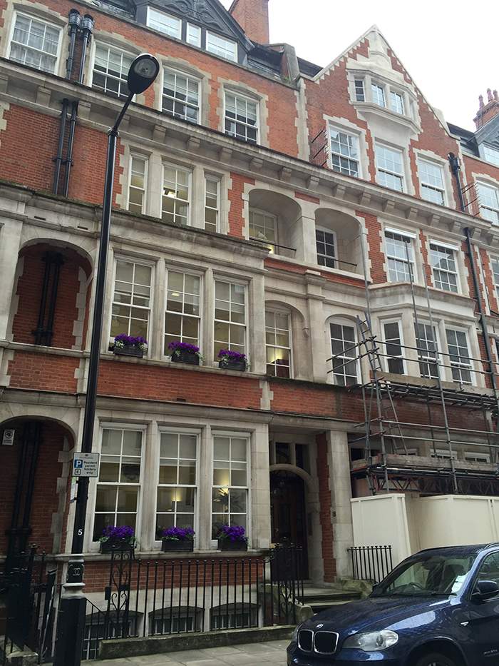 Edmonds and Groves’ Mayfair headquarters is owned by an company registered in the British Virgin Islands. ©Global Witness