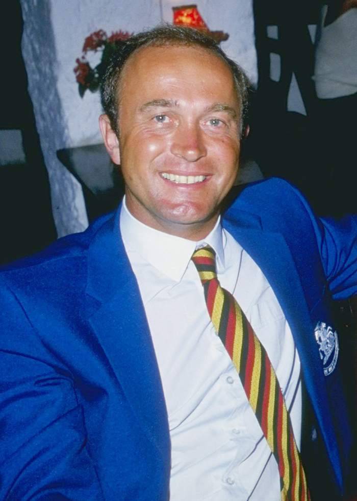 Edmonds would wear a cricket blazer to business meetings. “It helps break the ice.” ©Adrian Murrell \/ Staff