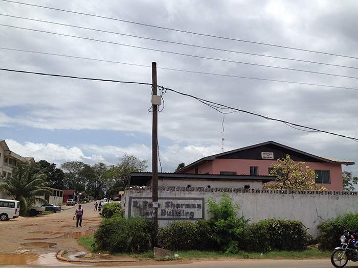 At Sherman &amp;amp; Sherman’s Monrovia office, Sable hatched a plan to win mines with bribes. ©Global Witness